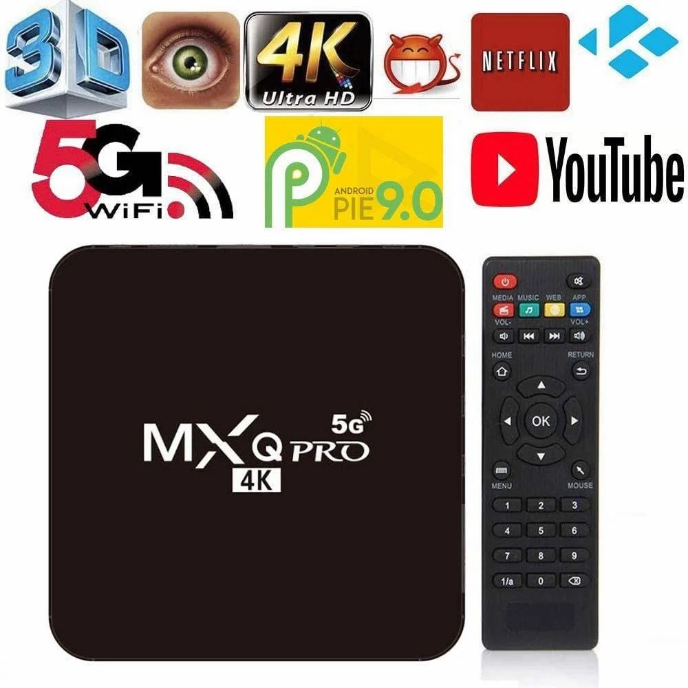 Mxq Pro 5g 4k Android Tv Box, Model Name/Number: OM4KHD1GB
