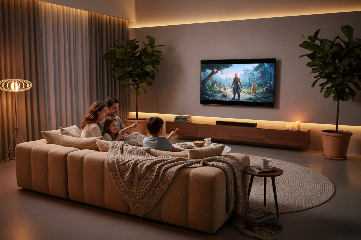 watch series with famly on tv